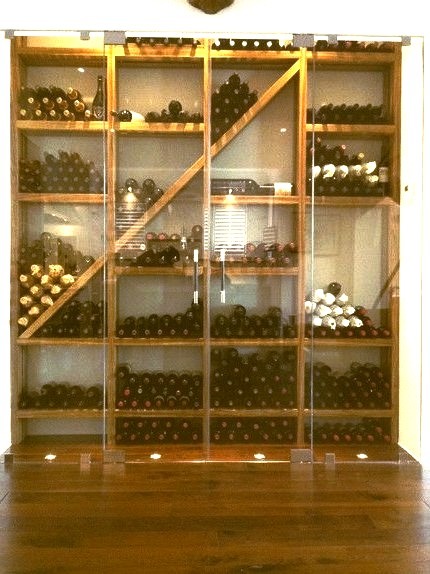 Contemporary Wine Cellar With Refrigeration By Kessick